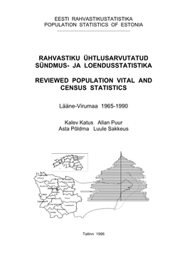 Rahvastiku Ühtlusarvutatud Sündmus- Ja Loendusstatistika