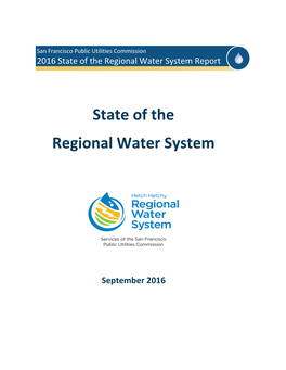 State of the Regional Water System Report