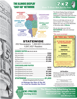 The Illinois Display “Easy Ad” Network Statewide