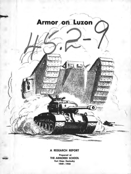 Armor on ,Luzon