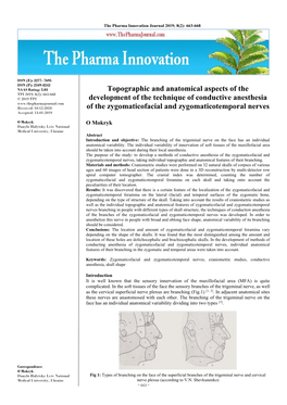 Topographic and Anatomical Aspects of the Development of the Technique