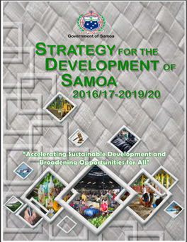 Strategy for the Development of Samoa 2016/17 – 2019/20