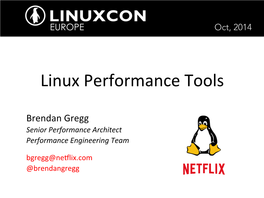 Linux Performance Tools