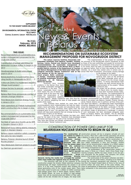 News & Events in Belarus