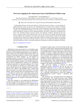 Power-Law Trapping in the Volume-Preserving Arnold-Beltrami-Childress Map