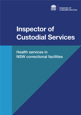 Inspector of Custodial Services