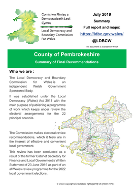 County of Pembrokeshire