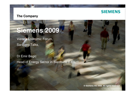 Siemens 2009