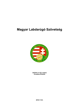 Magyar Labdarúgó Szövetség