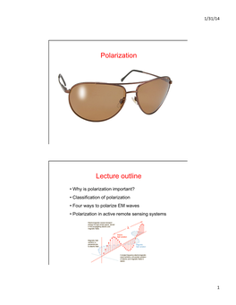 Polarization Lecture Outline