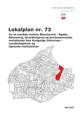 Lokalplan Nr. 73