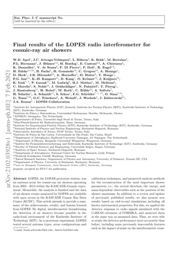 Final Results of the LOPES Radio Interferometer for Cosmic-Ray Air