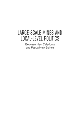 LARGE-SCALE MINES and LOCAL-LEVEL POLITICS Between New Caledonia and Papua New Guinea