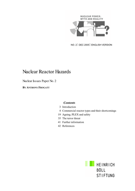 Nuclear Reactor Hazards