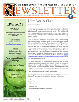 CPA Newsletter, Vol 30(2), 2020