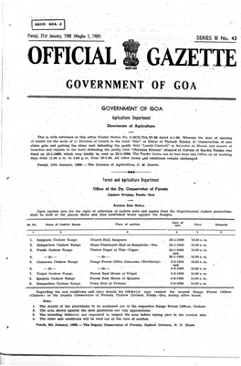 Official ,Government of Goa
