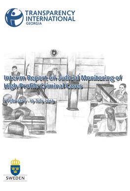 Interim Report on the Judicial Monitoring of High-Profile Criminal