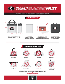 Georgia Clear Bag Policy