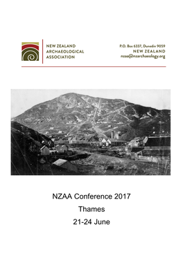 2017 NZAA Conference Programme