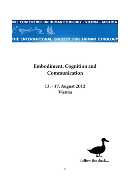 Embodiment, Cognition and Communication