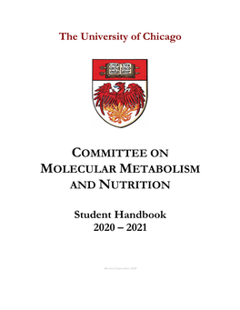 Committee on Molecular Metabolism and Nutrition