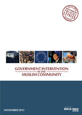 Government Intervention Muslim Community