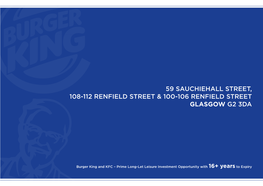 59 Sauchiehall Street, 108-112 Renfield Street & 100-106
