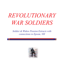 Revolutionary War Pension Extracts
