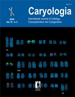 Caryologia International Journal of Cytology, Cytosystematics and Cytogenetics Caryologia
