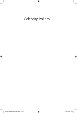 Celebrity Politics