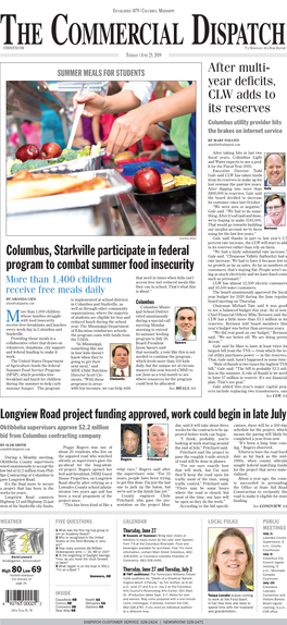 Columbus, Starkville Participate in Federal Program to Combat Summer Food Insecurity