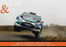 The World's Only Free Dedicated Rally Emagazine