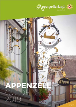 APPENZELL GUIDE 2019 English TOUR of the VILLAGE EVENTS 04 14