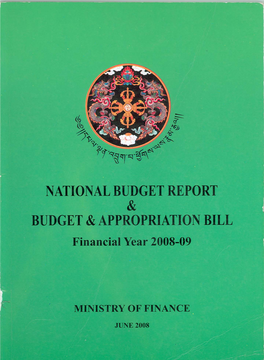 Budget Report 2008-2009