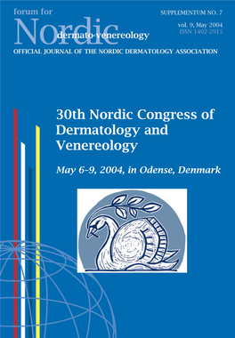 30TH NORDIC CONGRESS of DERMATOLOGY and VENEREOLOGY in ODENSE 2004 Sponsors