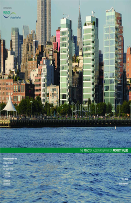 The Impact of Hudson River Park on Property Values