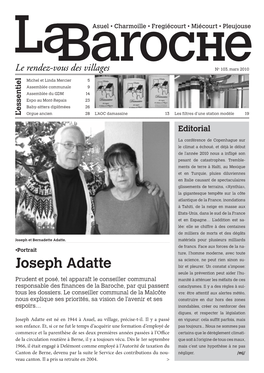 Joseph Adatte Bir Et Pleurer