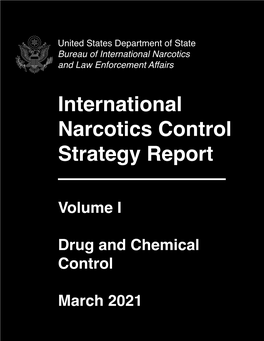 International Narcotics Control Strategy Report