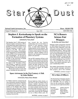 Stephen J. Kortenkamp to Speak on the Formation of Planetary Systems