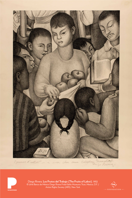 Diego Rivera, Los Frutos Del Trabajo (The Fruits of Labor), 1932 © 2016 Banco De México Diego Rivera Frida Kahlo Museums Trust, Mexico, D.F