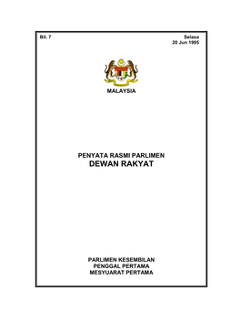 Dewan Rakyat