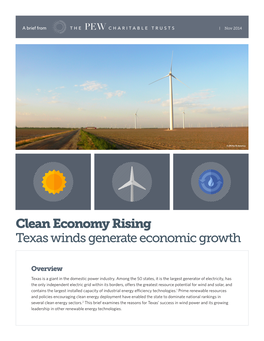 Texas Winds Generate Economic Growth (PDF)