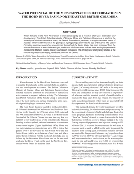 Geoscience Reports 2009, BC Ministry of Energy, Mines and Petroleum Resources, Pages 39–47