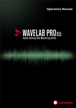 Wavelab Pro 9.5.20