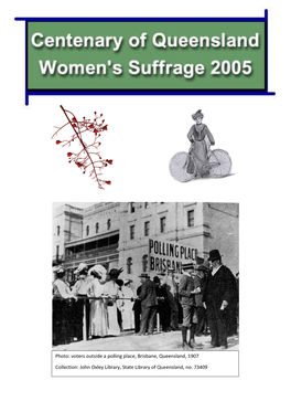 Centenary of Women's Suffrage in Queensland