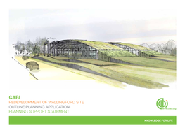 Redevelopment of Wallingford Site Outline Planning Application Planning Support Statement