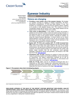 Eyewear Industry