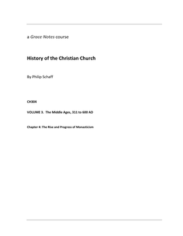 History of the Christian Church*