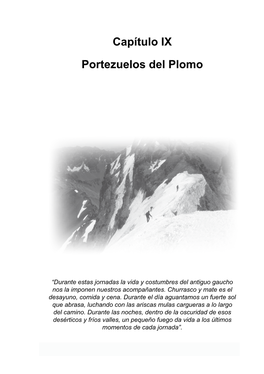 Portezuelos Del Plomo