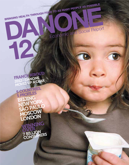 2012 Economic and Social Report Rapport Économique Et Social Economic and Social Report YEARS DANONE 12